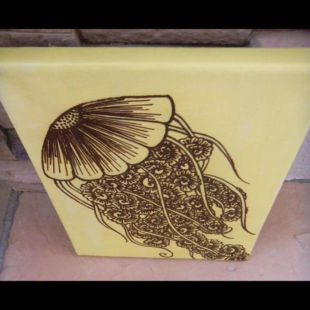 Jellyfish painting - Picture 4 of 4